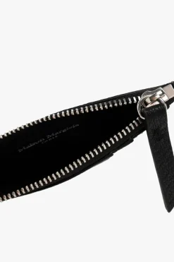 Maison Margiela CZARNY Skórzane etui na katy