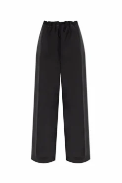 Maison Margiela CZARNY Spodnie w kant