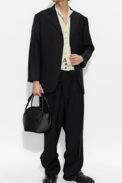 Maison Margiela CZARNY Wełniana marynarka