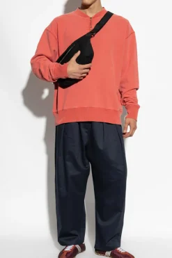 Maison Margiela CZERWONY Bawełniana bluza
