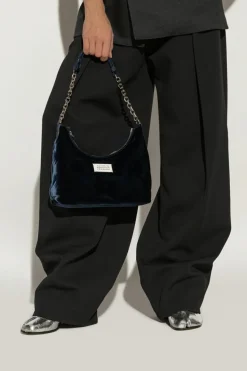 Maison Margiela GRANATOWY Torba na ramię `Glam Slam Small`