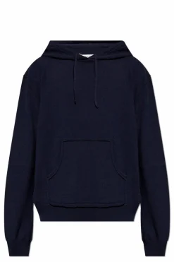 Maison Margiela GRANATOWY Wełniana bluza