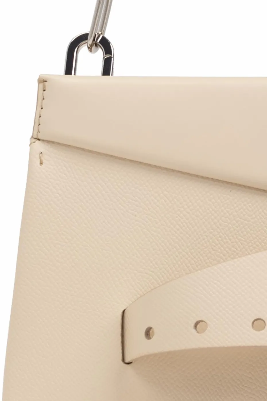 Maison Margiela kremowy Torba do ręki `Snatched Small`