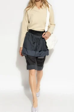 Maison Margiela kremowy Wełniane polo