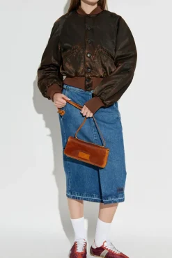 Maison Margiela NIEBIESKI Jeansowa spódnica