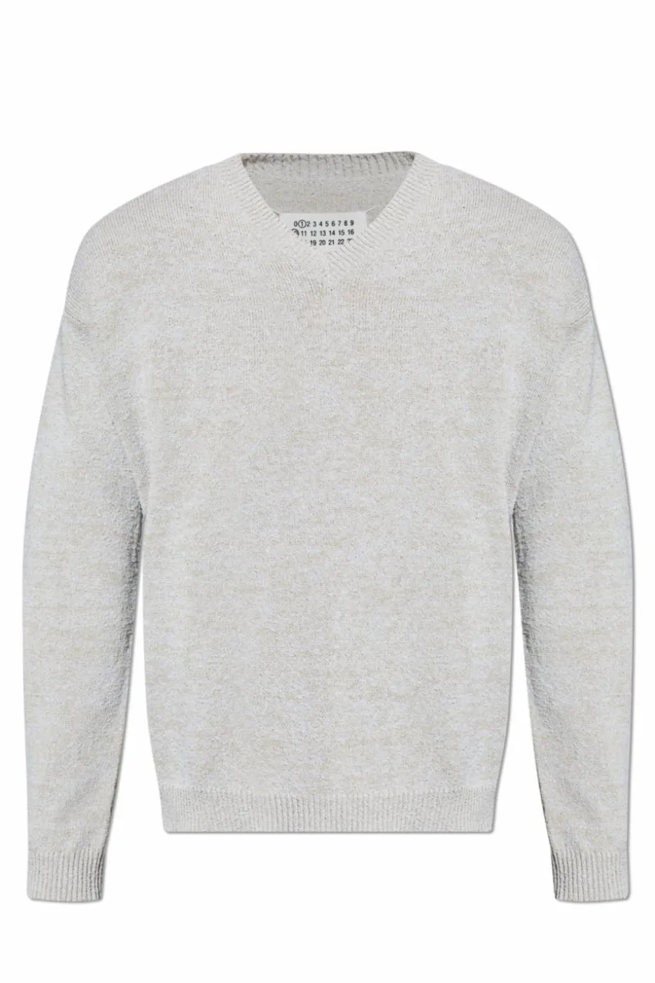 Maison Margiela SZARY Bawełniany sweter