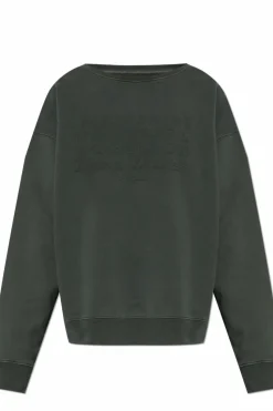 Maison Margiela SZARY Bluza z wyszytym logo