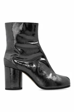 Maison Margiela SZARY Botki na obcasie `Tabi`