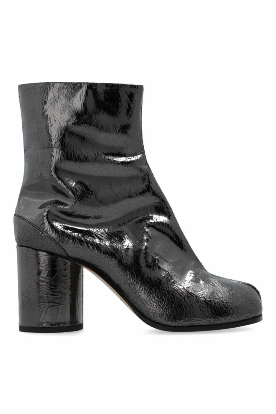 Maison Margiela SZARY Botki na obcasie `Tabi`