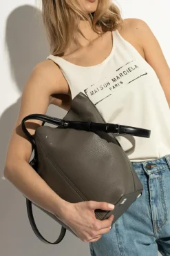 Maison Margiela SZARY Torba do ręki z logo