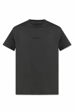 Maison Margiela SZARY T-shirt z logo