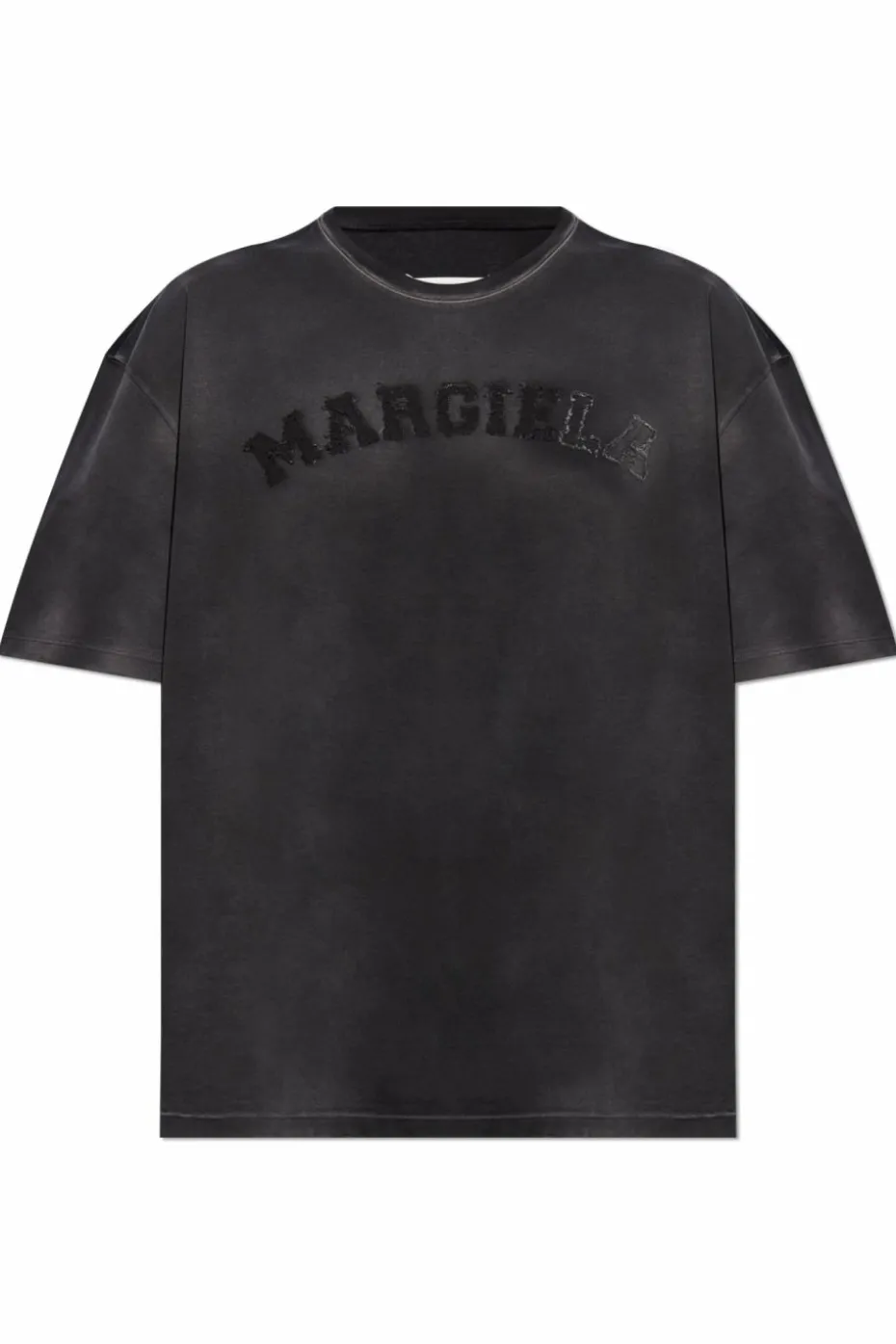 Maison Margiela SZARY T-shirt z logo