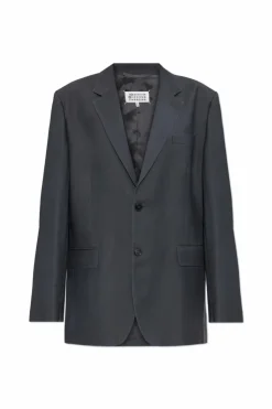 Maison Margiela SZARY Wełniana marynarka