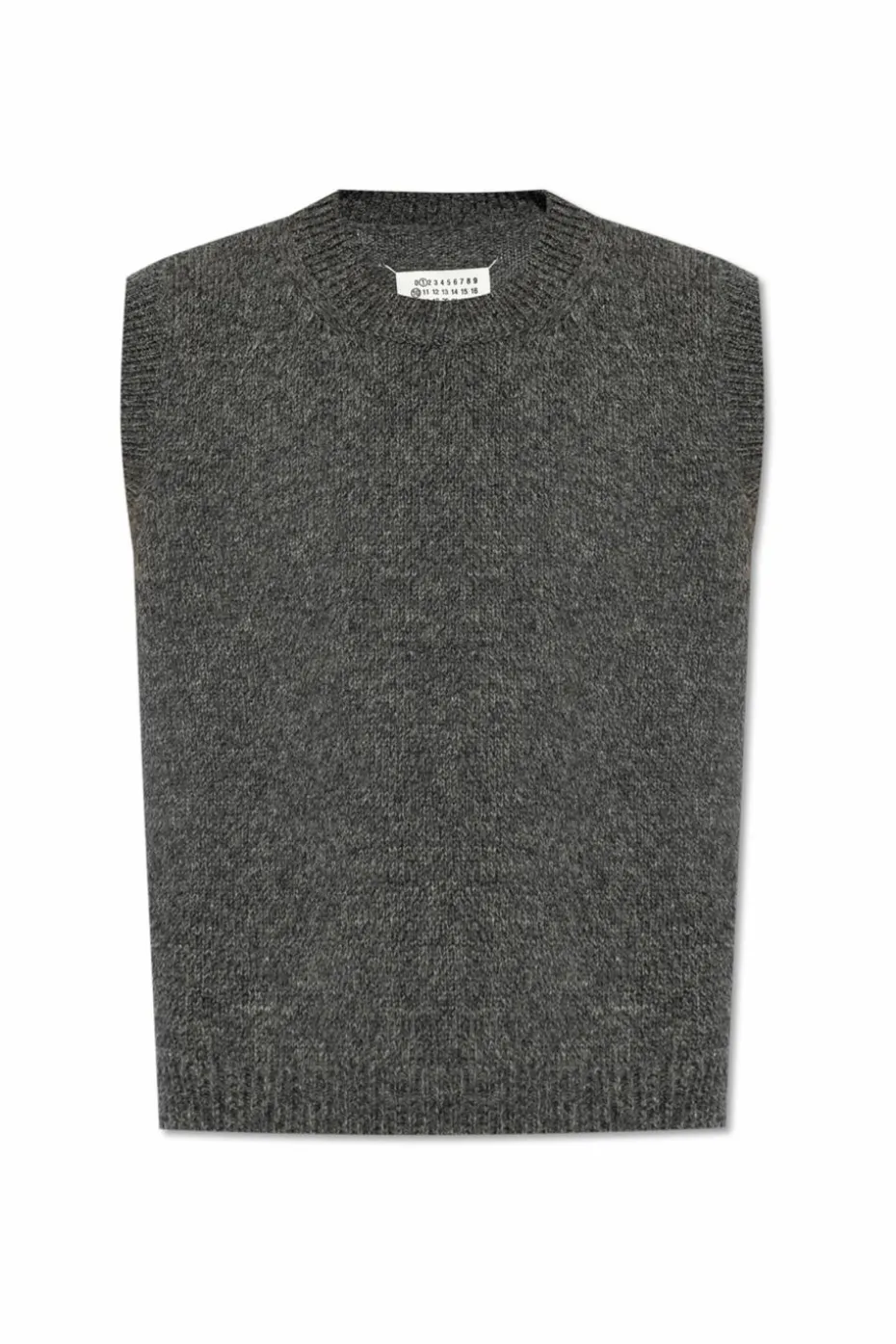 Maison Margiela SZARY Wełniana kamizelka