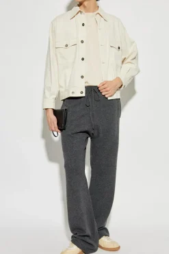 Maison Margiela SZARY Wełniane spodnie