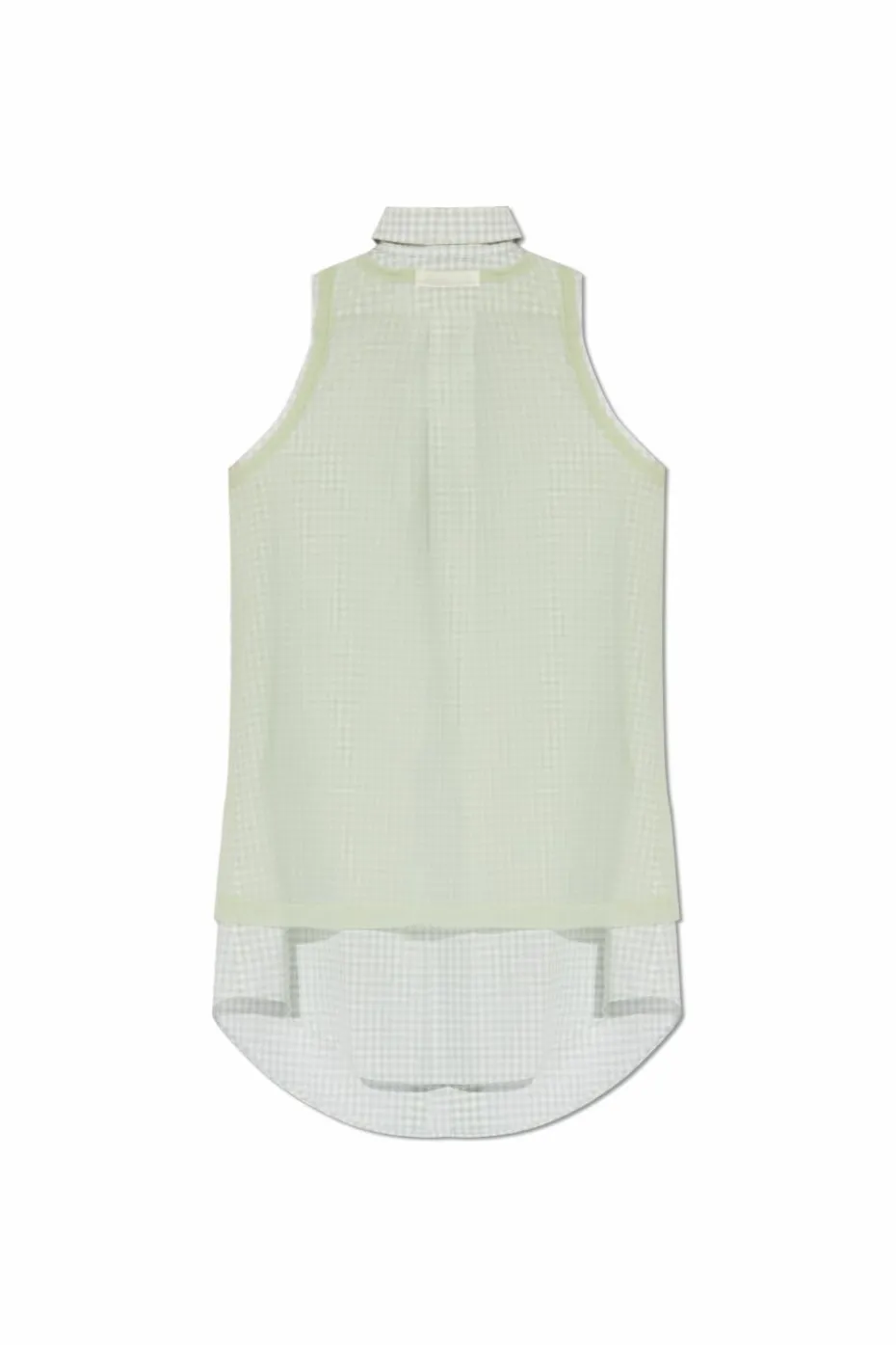 Maison Margiela ZIELONY Top bez rękawów