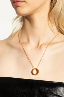 Maison Margiela ZŁOTY Mosiężny naszyjnik