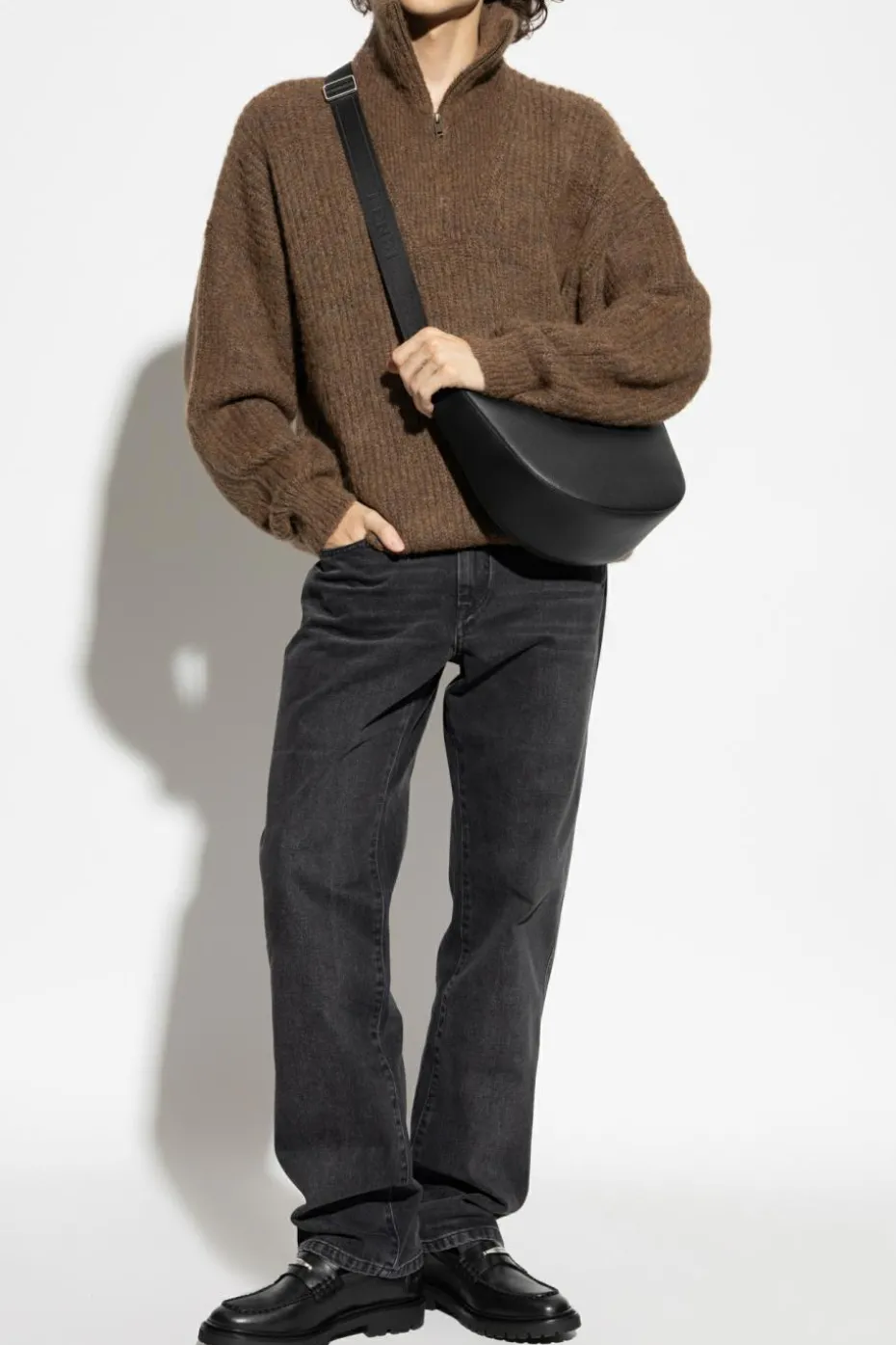 MARANT BRĄZOWY Sweter `Dinan