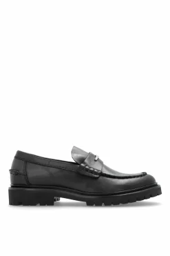 MARANT CZARNY Buty ‘Frezzah’ typu ‘loafers’