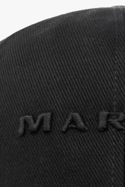 MARANT CZARNY Czapka z daszkiem ‘Tyron’