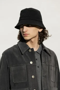 MARANT CZARNY Kapelusz z logo ‘Haley’