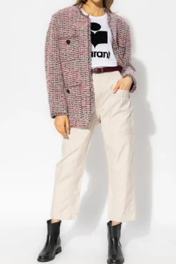Marant Etoile BIAŁY T-shirt ‘Koldi’