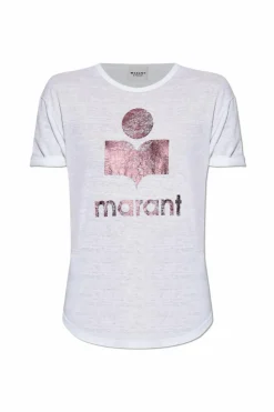 Marant Etoile BIAŁY T-shirt `Koldi`