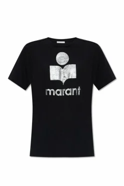 Marant Etoile CZARNY T-shirt ‘Zewel’