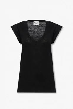 Marant Etoile CZARNY T-shirt ‘Zankou’