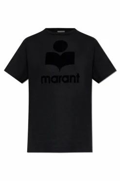 Marant Etoile CZARNY T-shirt `Zewel`
