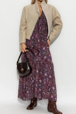 Marant Etoile FIOLETOWY Sukienka `Briane`