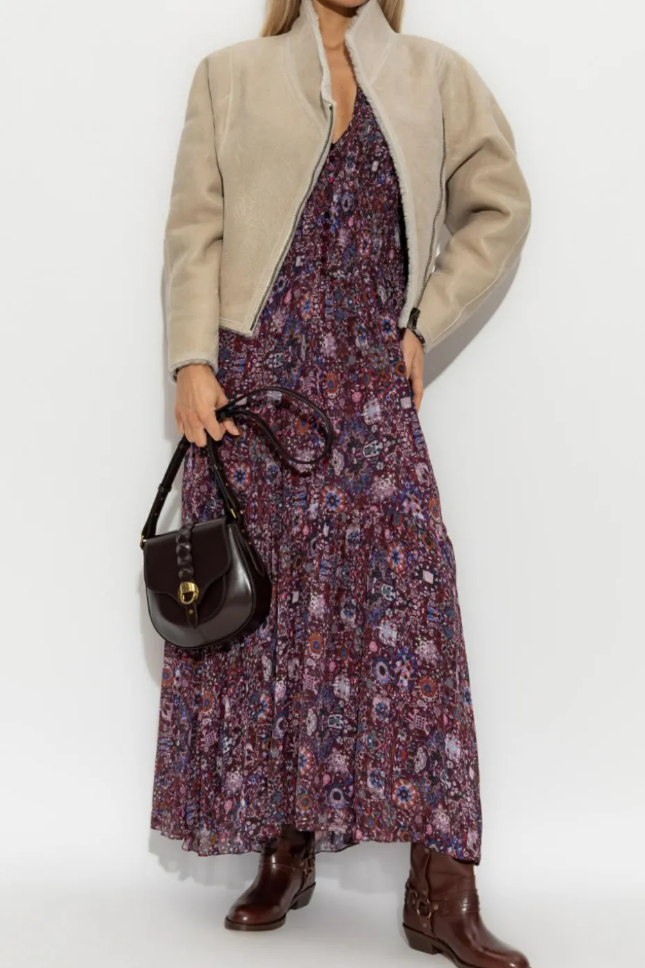 Marant Etoile FIOLETOWY Sukienka `Briane`