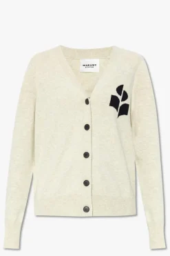 Marant Etoile kremowy Kardigan ‘Karin’