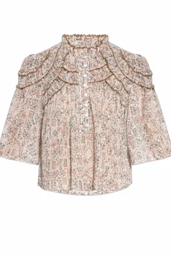Marant Etoile kremowy Top `Carmen`