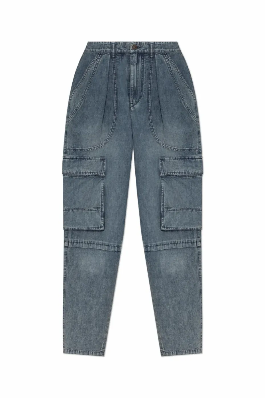 Marant Etoile NIEBIESKI Jeansy `Nayla` typu `cargo`