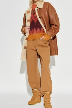 Marant Etoile POMARAŃCZOWY Sweter `Natania`