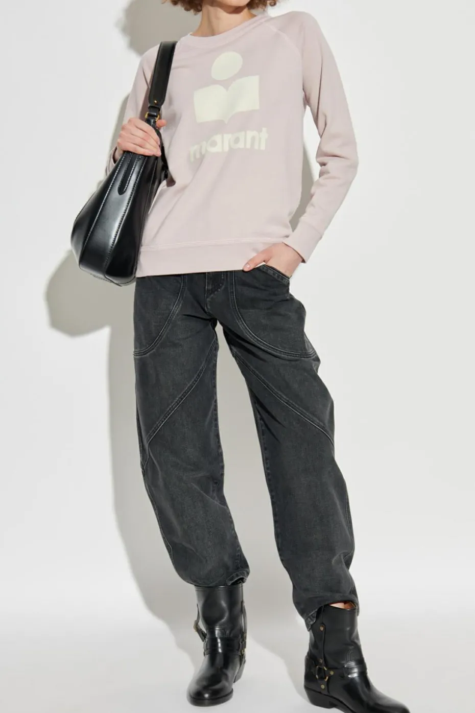 Marant Etoile RÓŻOWY Bluza `Millyny`