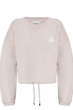 Marant Etoile RÓŻOWY Krótka bluza Margo`