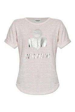Marant Etoile RÓŻOWY T-shirt `Koldi`