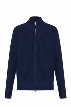 MARANT GRANATOWY Kardigan `Benett`