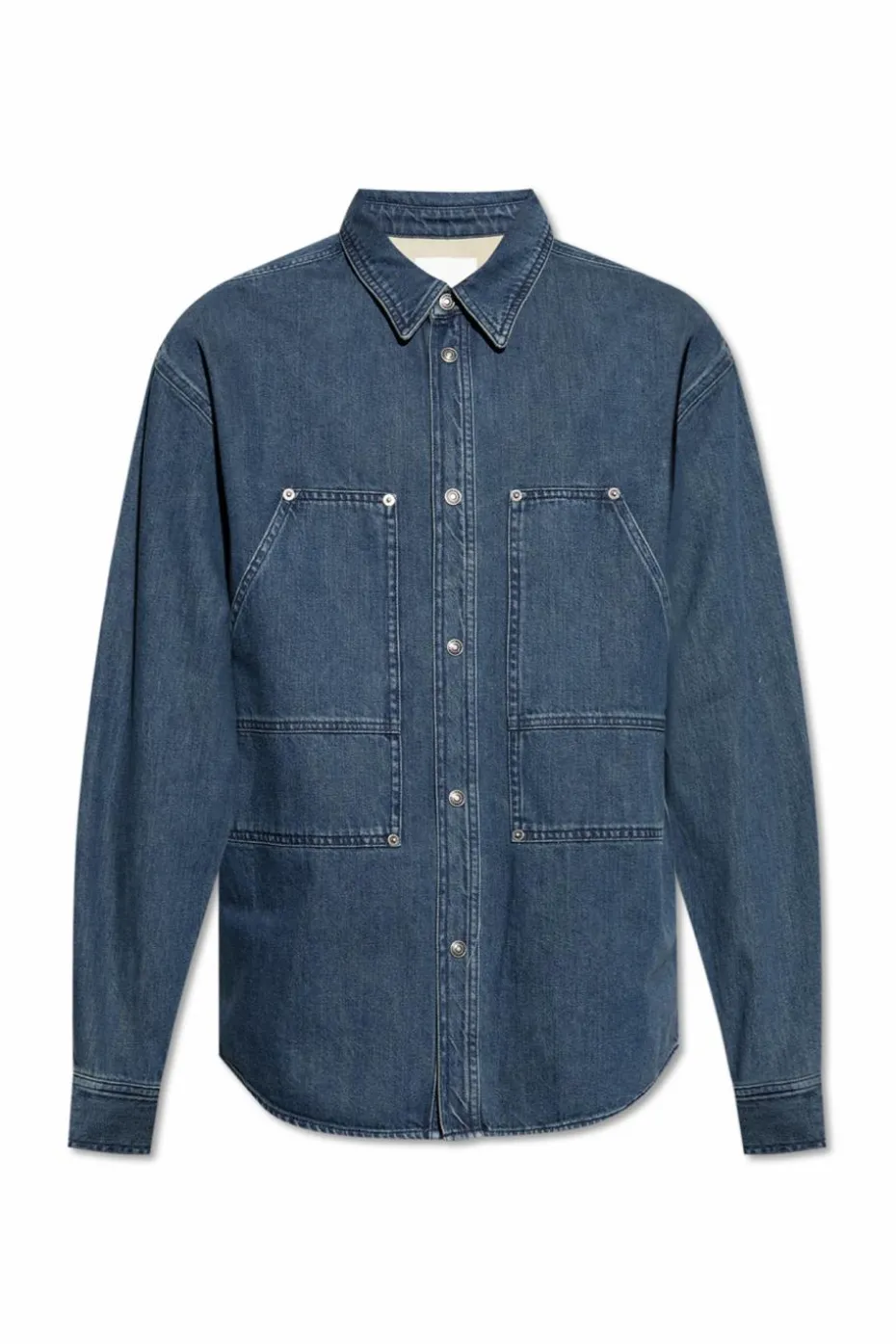 MARANT GRANATOWY Koszula jeansowa `Owenn`