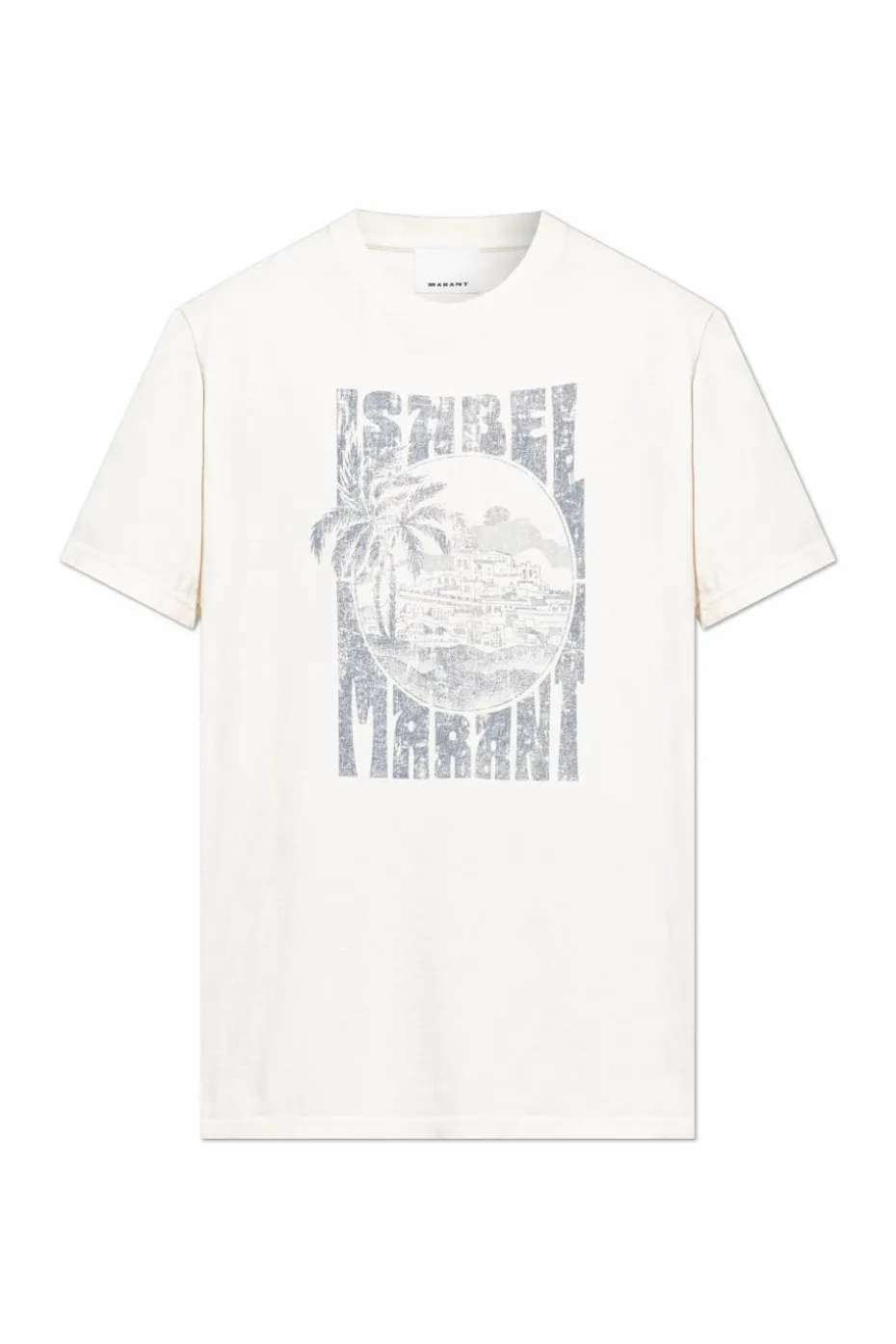 MARANT kremowy T-shirt `Honore`