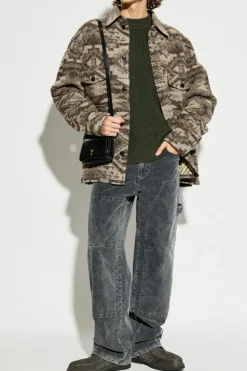 MARANT ZIELONY Sweter `Barry`