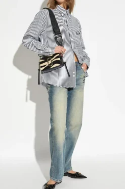 Marc Jacobs BIAŁY Koszula ze wzorem w pasy