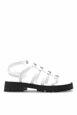Marc Jacobs BIAŁY Skórzane sandały