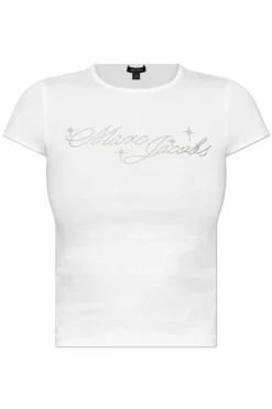 Marc Jacobs BIAŁY Top z logo