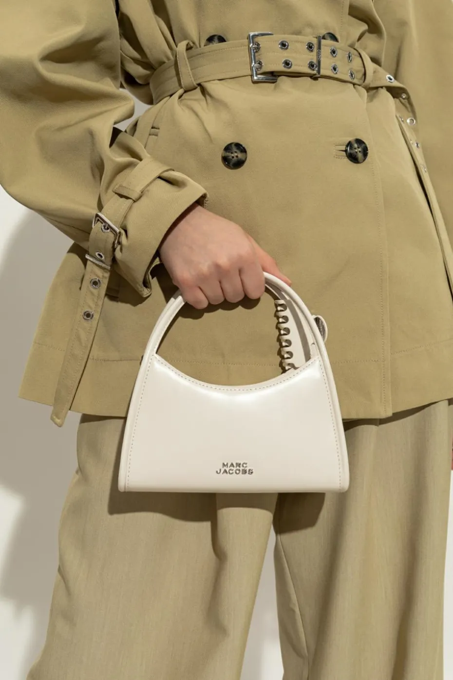Marc Jacobs BIAŁY Torba do ręki `The Claw`