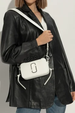 Marc Jacobs BIAŁY Torba na ramię ‘The Snapshot Small’