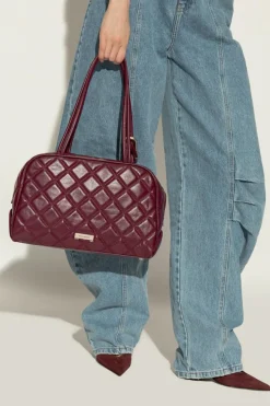 Marc Jacobs BORDO Pikowana torba