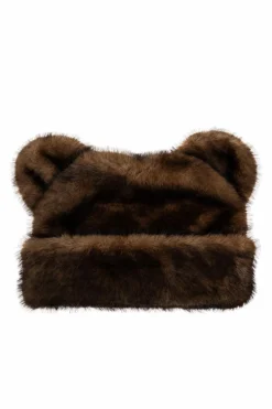 Marc Jacobs BRĄZOWY Czapka z uszami